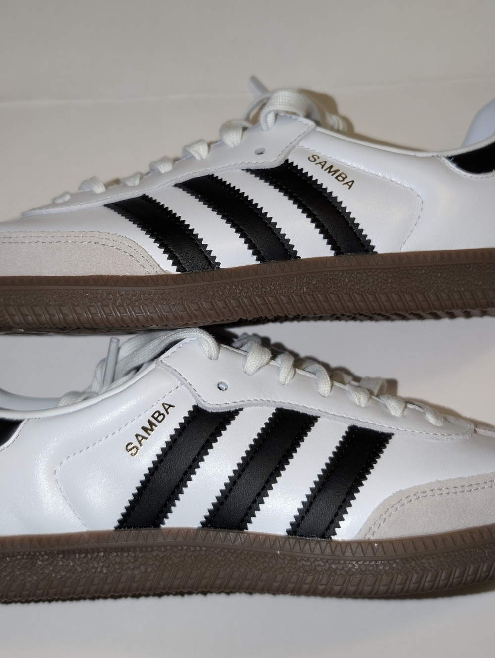 Adidas Samba OG White & Black Classic Sneakers Women's 8.5 New - Picture 5 of 8